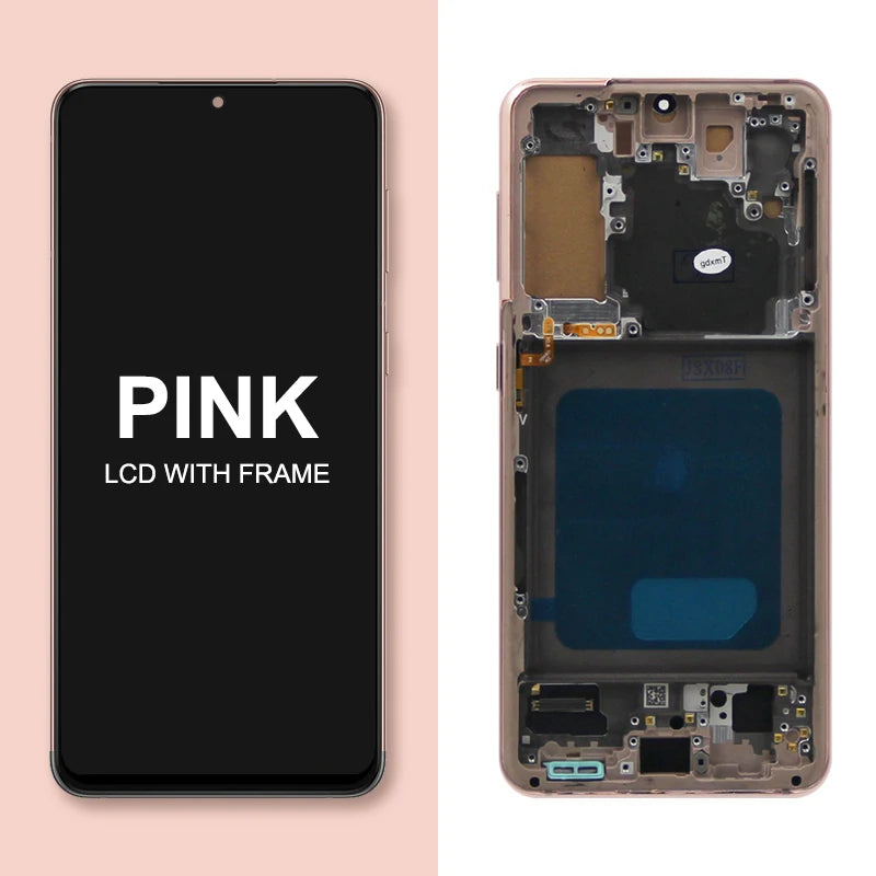 Pantalla LCD S21 probada para Samsung S21 5G G991 G991B G991W G991U, montaje de digitalizador con pantalla táctil de repuesto