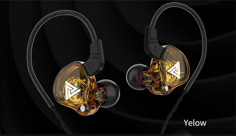 Auriculares con Cable QKZ AK6 (Driver Cobre HiFi, 3.5mm) Deportivos con Micrófono (Bajos Estéreo, In-Ear)
