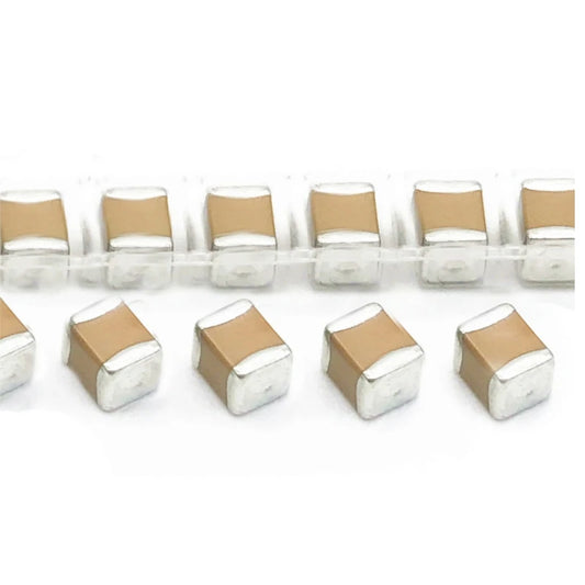 Capacitor Cerámico Multicapa Chip SMD 0603 (100nF 104K, 50V, X7R 10%) - Pack 100 Unidades