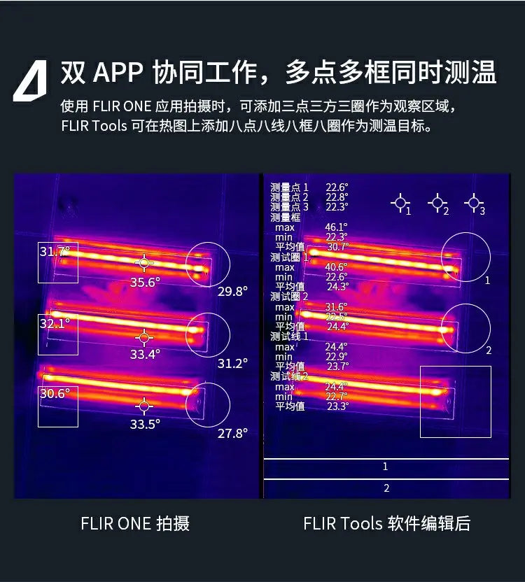 Termógrafo Infrarrojo Móvil Americano FLIR ONE Edge Pro (Comparable C3/C5/TG165/267/297)