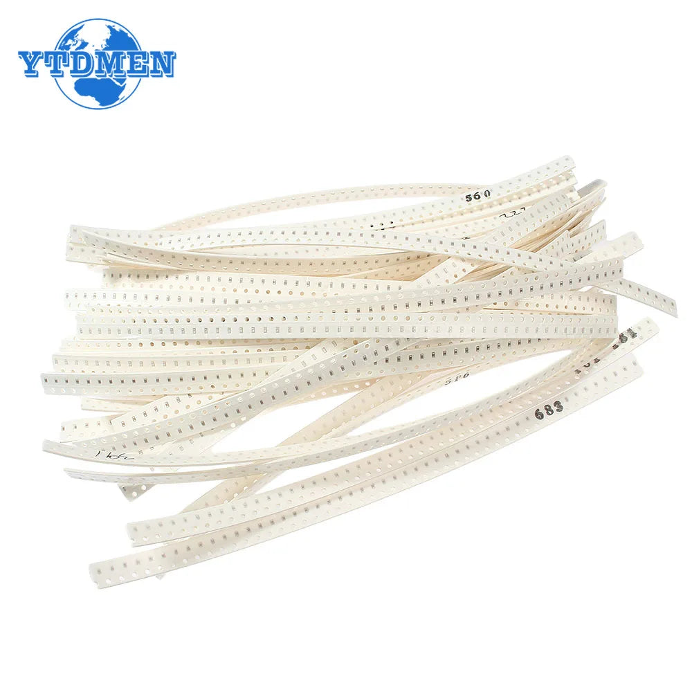 Kit Surtido Capacitores SMD (1pF-10uF, 50 Valores x 50 Unidades = 2500 Piezas, 0402/0603/0805)