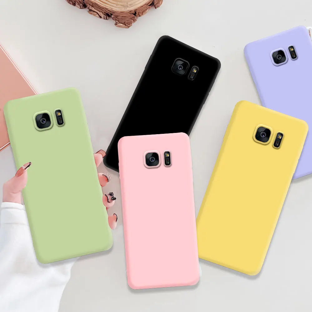 Funda Carcasa Silicona Mate para Samsung Galaxy S7 / S7 Edge (Coque)