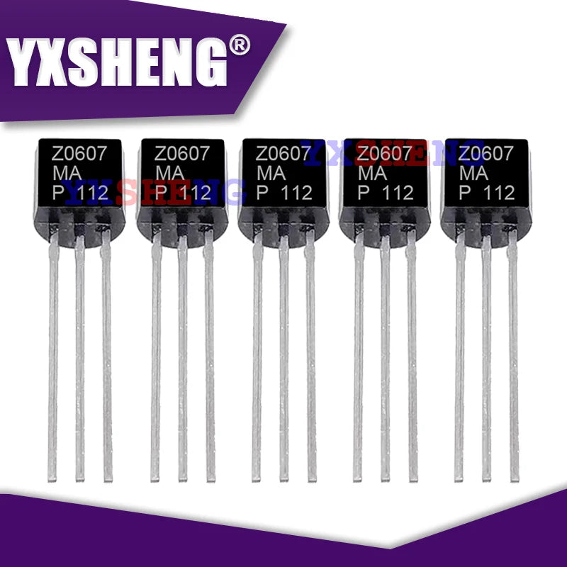 Lote 50 Pcs Transistores Surtidos TO-92 (MPSA06, MPSA13, MPSA14, MPSA18, MPSA42, MPSA44, MPSA56, MPSA92, Z0607MA)