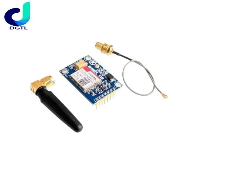 Módulo GSM/GPRS SIM800L (Quad-Band) con Antena PCB y Placa SIM para MCU Arduino