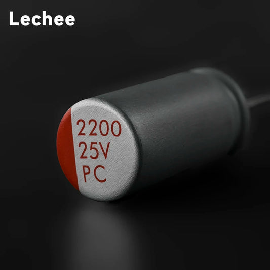 Capacitor Sólido Polímero (4.7uF-2200uF, 6.3V-100V) - Unidad (Especificar Valor)