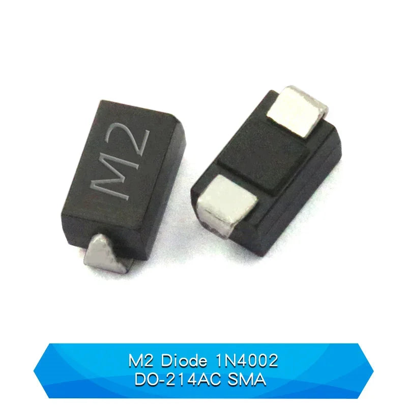 Kit Surtido Diodos SMD Rectificadores (M1, M4, M7) y Schottky - 100 Piezas