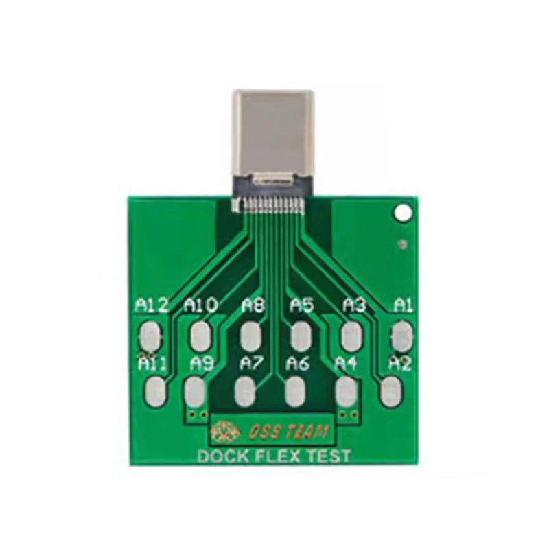 Placa PCB Test Micro USB / Tipo-C - Tester Flex Carga Dock para iPhone (U2) / Android