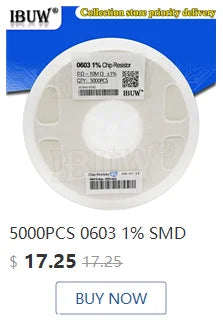 Capacitor Cerámico Multicapa Chip SMD 0805 (0.5pF-22uF) - Pack 100 Unidades (Valores Surtidos)