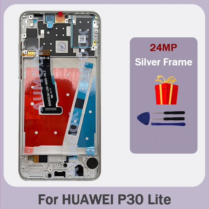 OEM LCD For HUAWEI P30 Lite Display LCD Screen Digitizer Assembly Replace For HUAWEI P30 Lite Nova 4e MAR-LX1A LX2 LX3A Screen