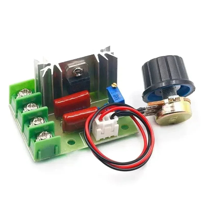 Controlador Velocidad Motor AC 110V/220V 2000W/4000W SCR Regulador Voltaje Dimmer Termostato Alta Potencia