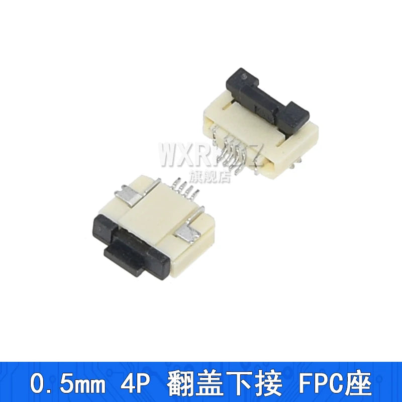 10PCS FFC FPC Connector Flat Cable Socket 0.5MM Adapter 4/5/6/7/8/9/10/12/14/16/18-40P 45/50/54/60/64Pin Down Flip Type Plug Kit