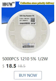 Capacitor Cerámico Multicapa Chip SMD 0805 (0.5pF-22uF) - Pack 100 Unidades (Valores Surtidos)