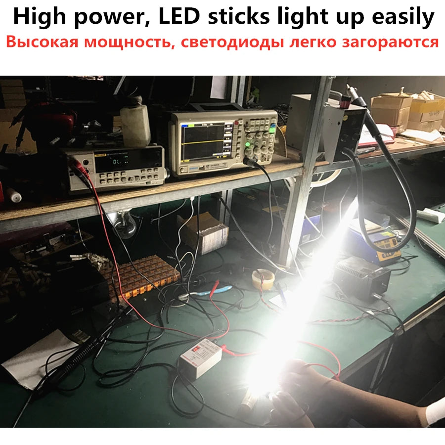 Tester Backlight LED TV (0-300V) con Display Voltaje/Corriente + Set Palancas Desarme