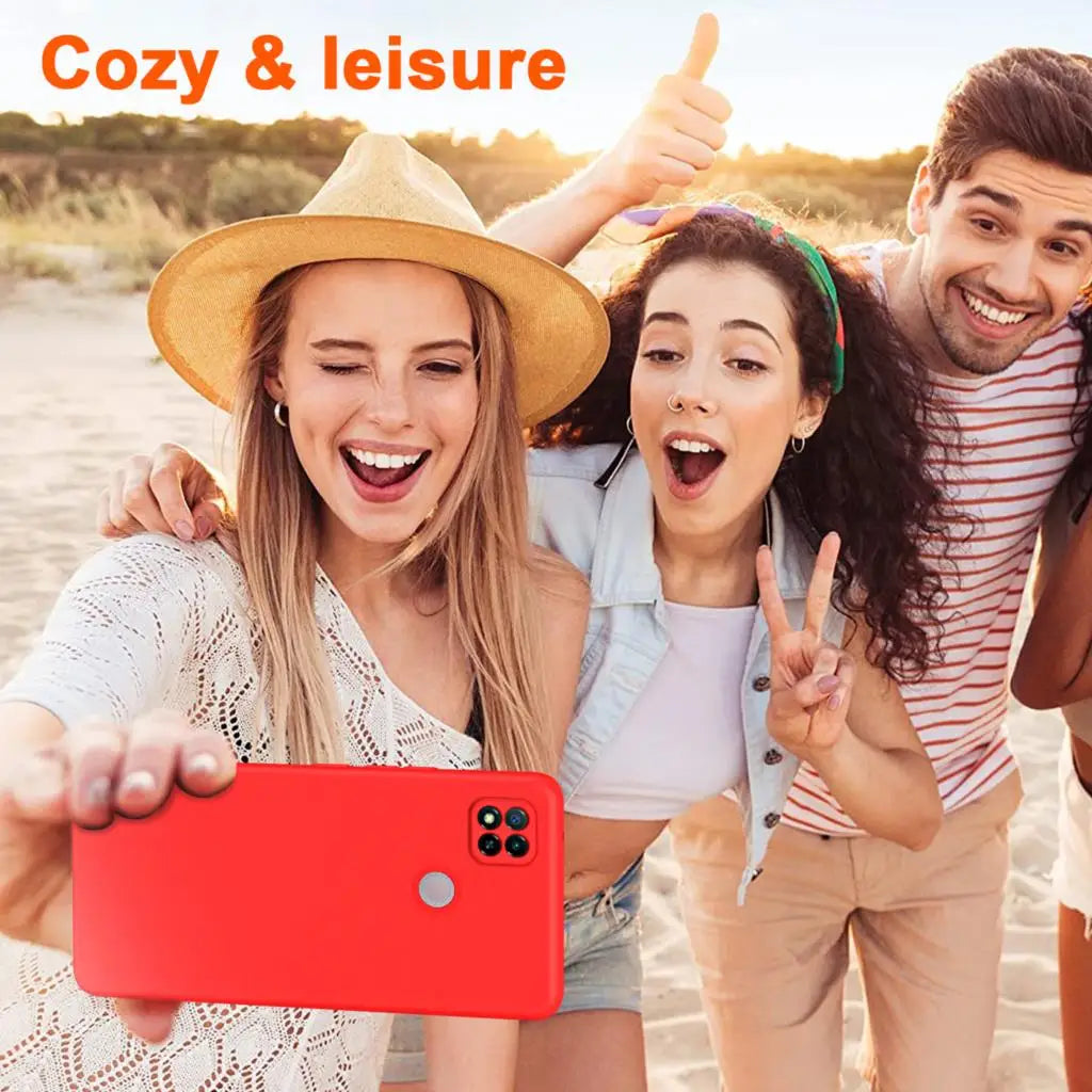 Funda Carcasa Silicona Líquida Suave Lujo para Xiaomi Redmi 9C NFC (Protección Cámara)