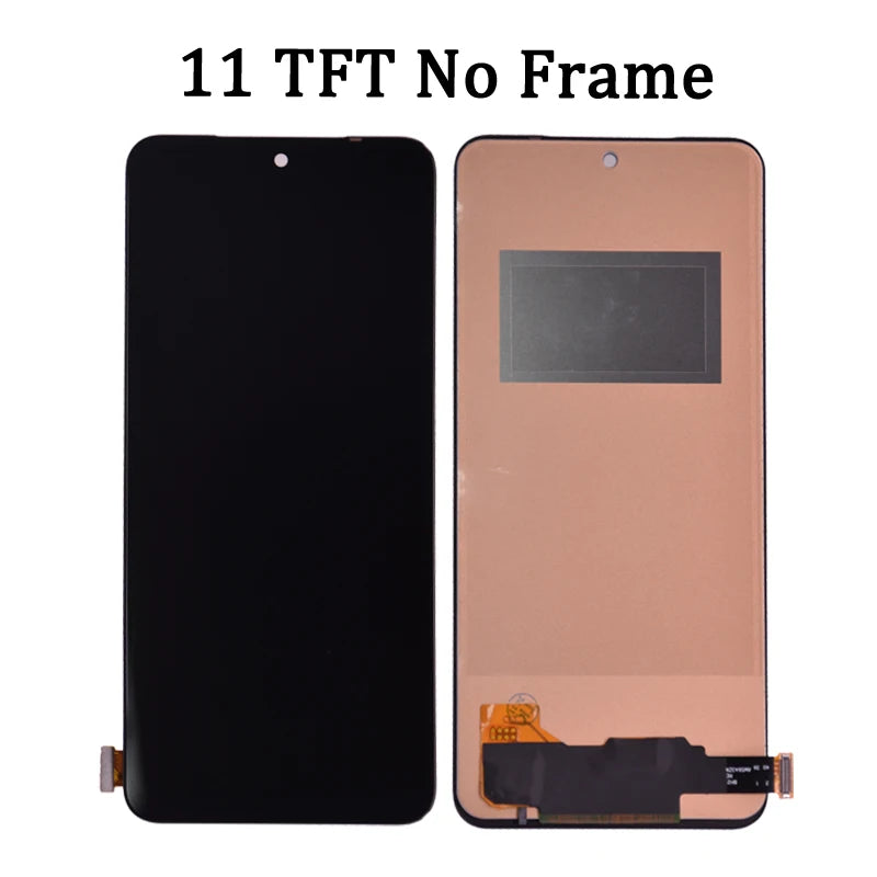 For Xiaomi Redmi Note 11 LCD Display Note 11 2201117TG Screen Touch Glass Digitizer For Redmi Note 11S LCD With Frame
