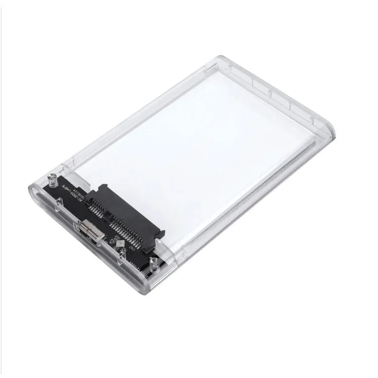 Carcasa Externa Transparente USB 3.0 / Tipo C 3.1 a SATA para Disco Duro HDD/SSD 2.5" Caja Caddy