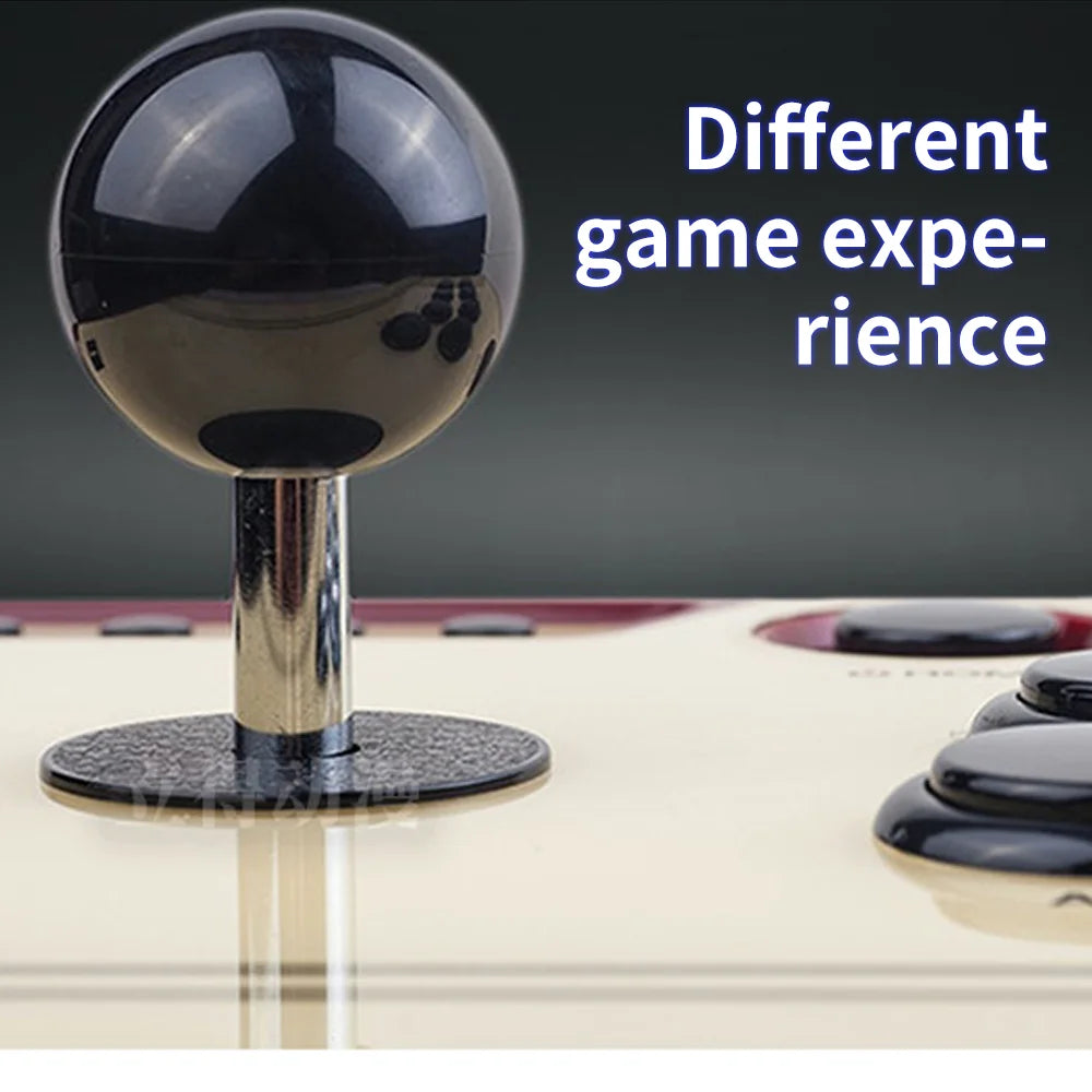 Joystick Original Sanwa JLF-TP-8YT Fighting Stick con Topball y Cable 5 Pines para Jamma Arcade/PC/PS3/PS4/XBOX DIY