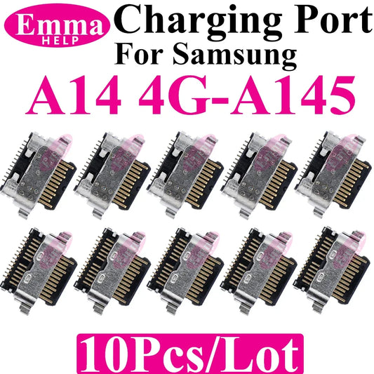 10 Uds conector de puerto de carga Original para Samsung A15 A05S A25 A35 A55 A13 A04S A14 A23 A33 A24 A34 A54 A53 Pin de cargador USB Plu
