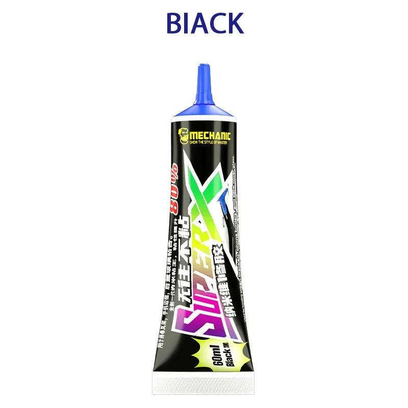 Adhesivo Pegamento Nano MECHANIC SUPER X (60ml) para Reparación Soporte/Tapa Trasera Teléfono Móvil (Sellador)