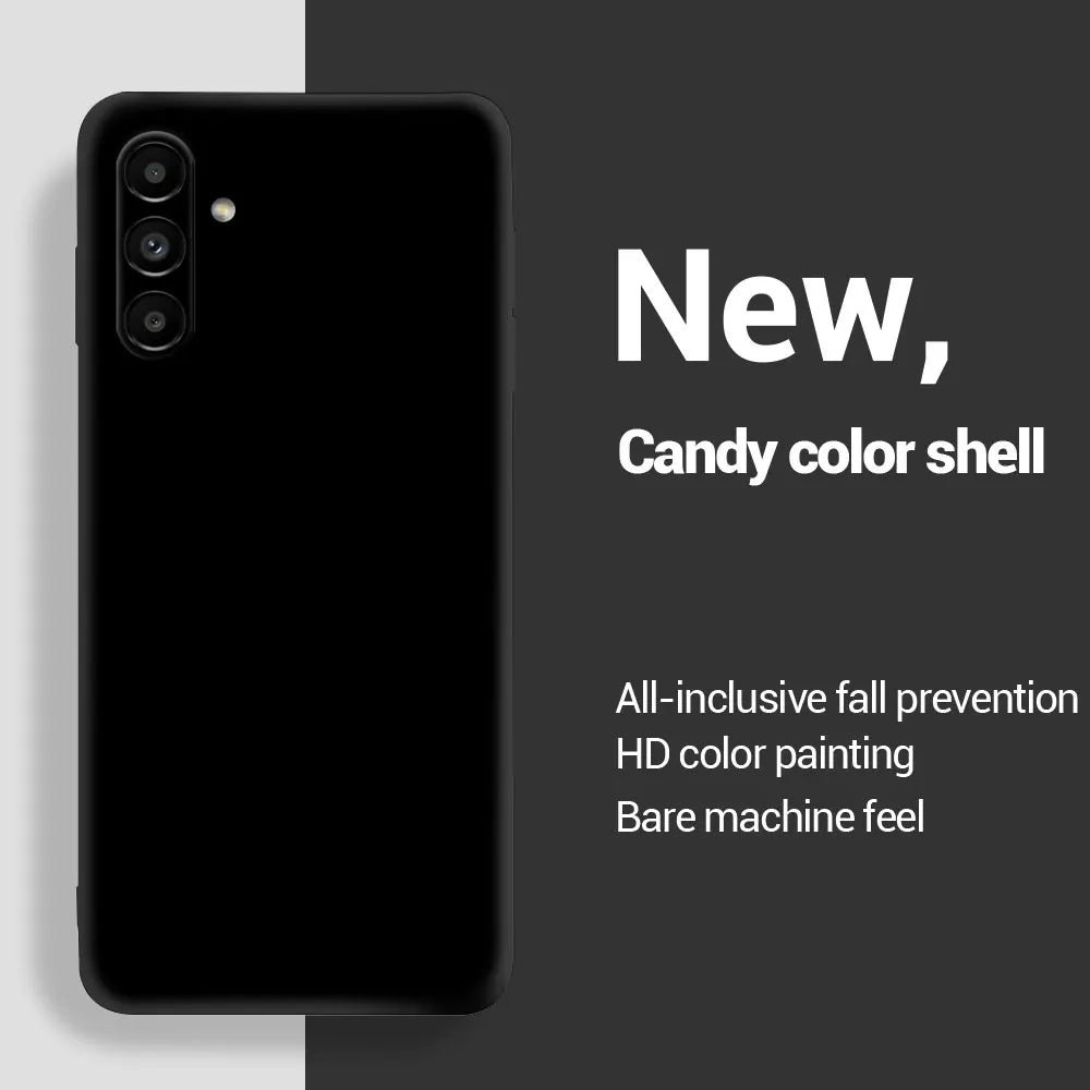 Funda Silicona Líquida Original Antichoque para Samsung Galaxy A05/A05S/A15/A25/A35/A55 (4G/5G)
