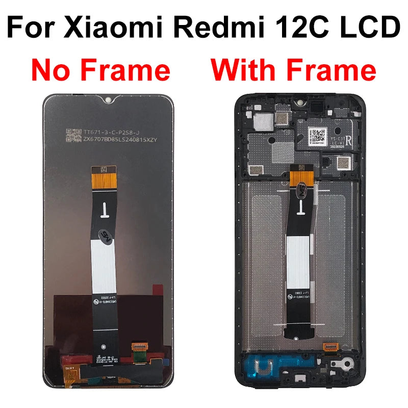 AAA+ IPS For Xiaomi Redmi 12C 22120RN86G 12 LCD 14R 14C Display Touch Screen Digitizer Replace For Redmi 13C LCD 13 Display