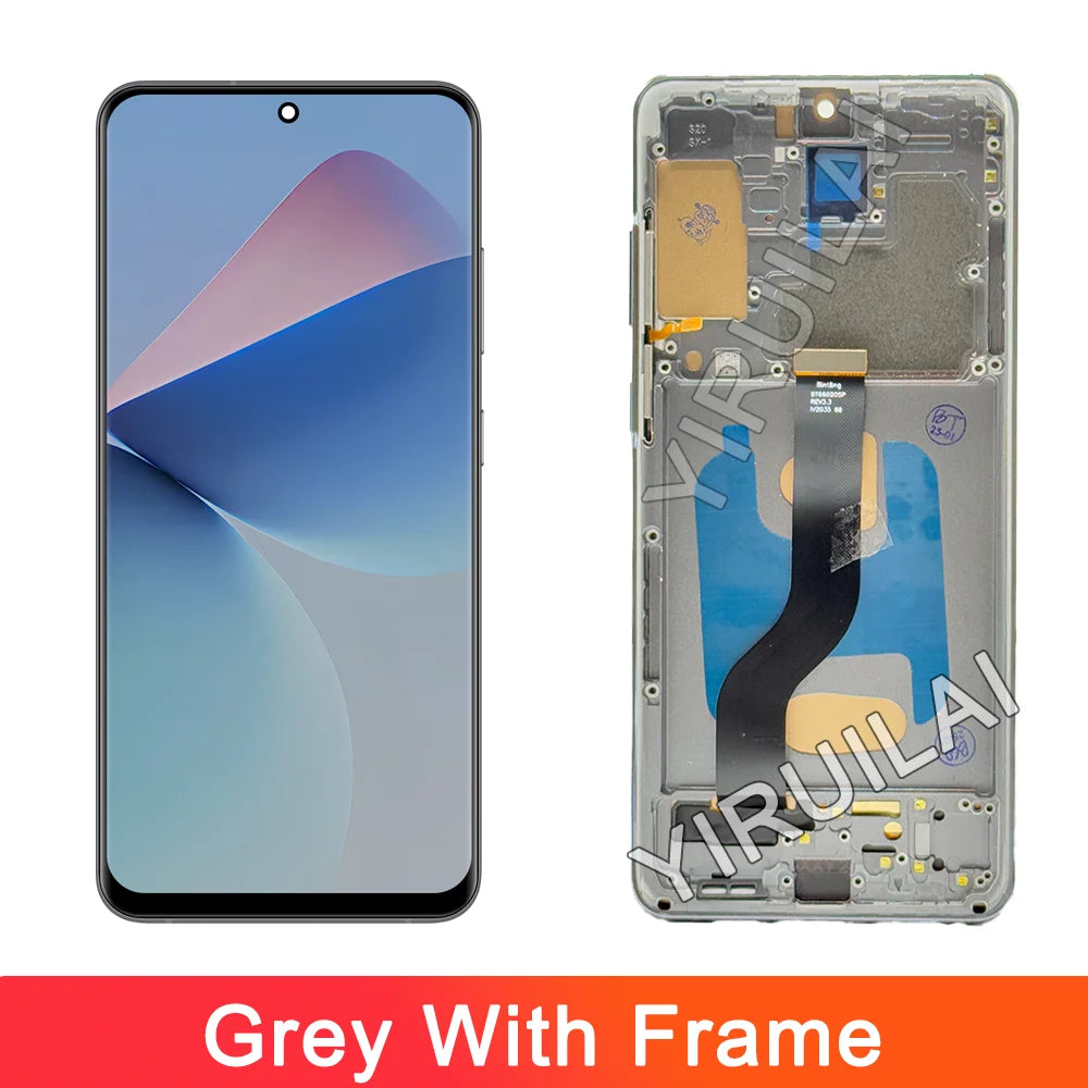Pantalla TFT S20 Plus con marco para Samsung Galaxy S20 Plus G985F G986F pantalla LCD reemplazo de pantalla táctil Digital