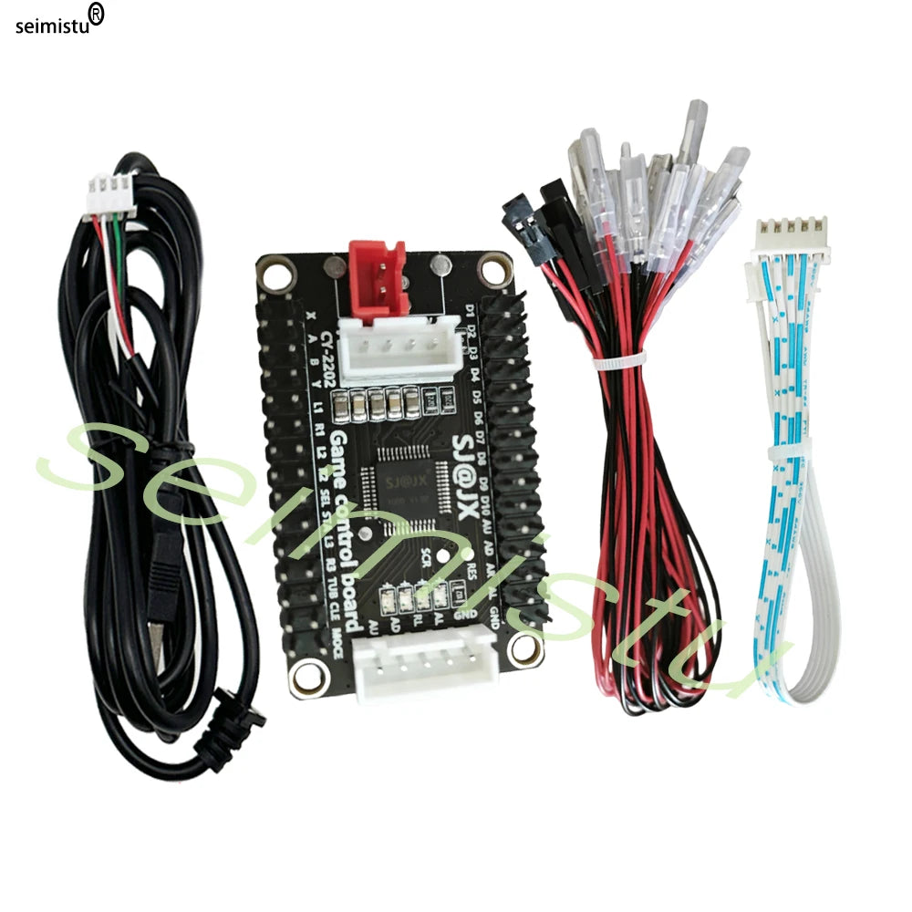 Kit DIY Joystick Arcade (Copia Sanwa) para Neo Geo/Raspberry Pi/XBOX360/Android/PS3 (Controlador USB Zero Delay)