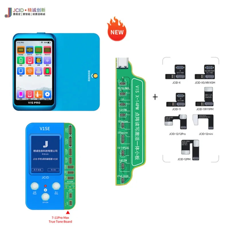 JCID JC V1SE Dot Matrix Tag On Flex For iPhone X XR XS MAX 11 12 Pro Max Mini Face ID Non-removal Repair Read Write Data Board