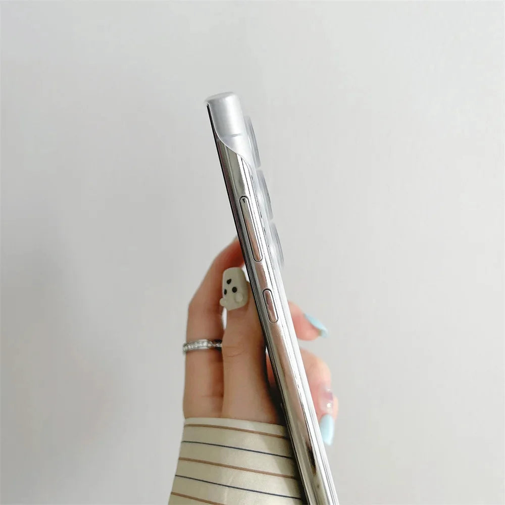Carcasa Teléfono Ultra Delgada Transparente Sin Marco (Compatible Magsafe Carga Inalámbrica) para Samsung S22-S25 Plus/Ultra