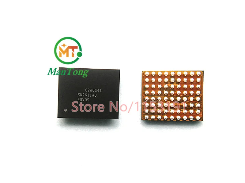 Circuito Integrado (IC) Carga USB Tristar U2 1610A1/A2/A3 / 610A3B / 1612A1 / 1614A1 / 1616A0 para iPhone 5S-14 Pro (10 Unidades)
