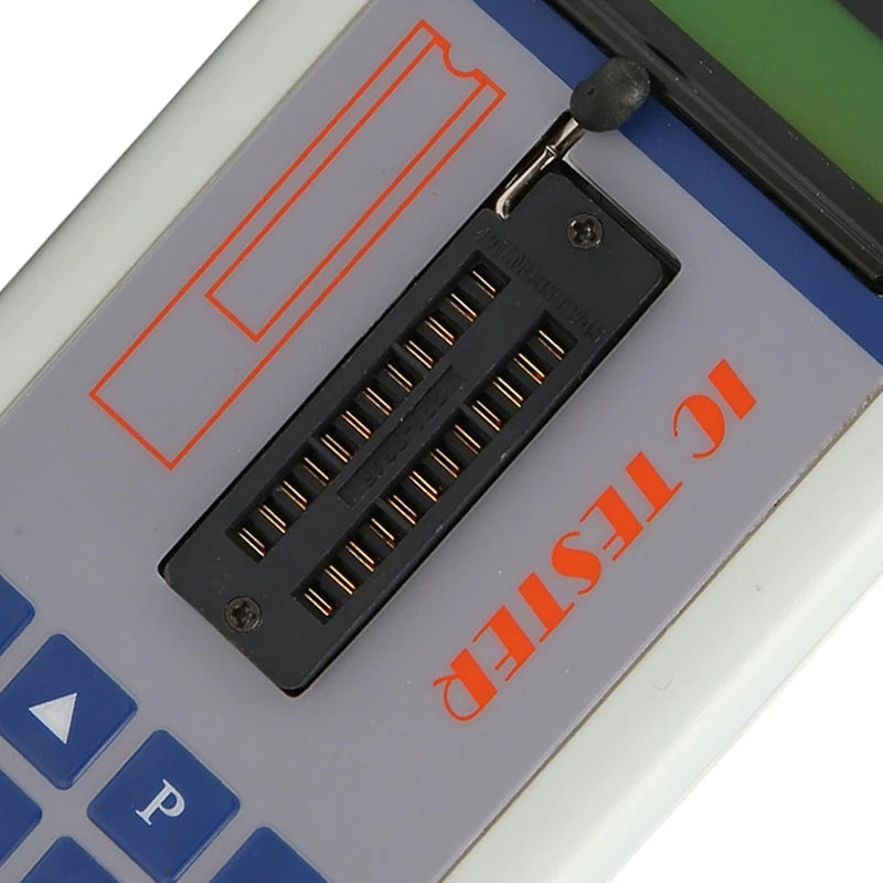 Tester Probador Circuitos Integrados ABDJ IC Tester Modos Auto 5V/3.3V para Chips Interfaz/Optoacoplador/Op-Amp