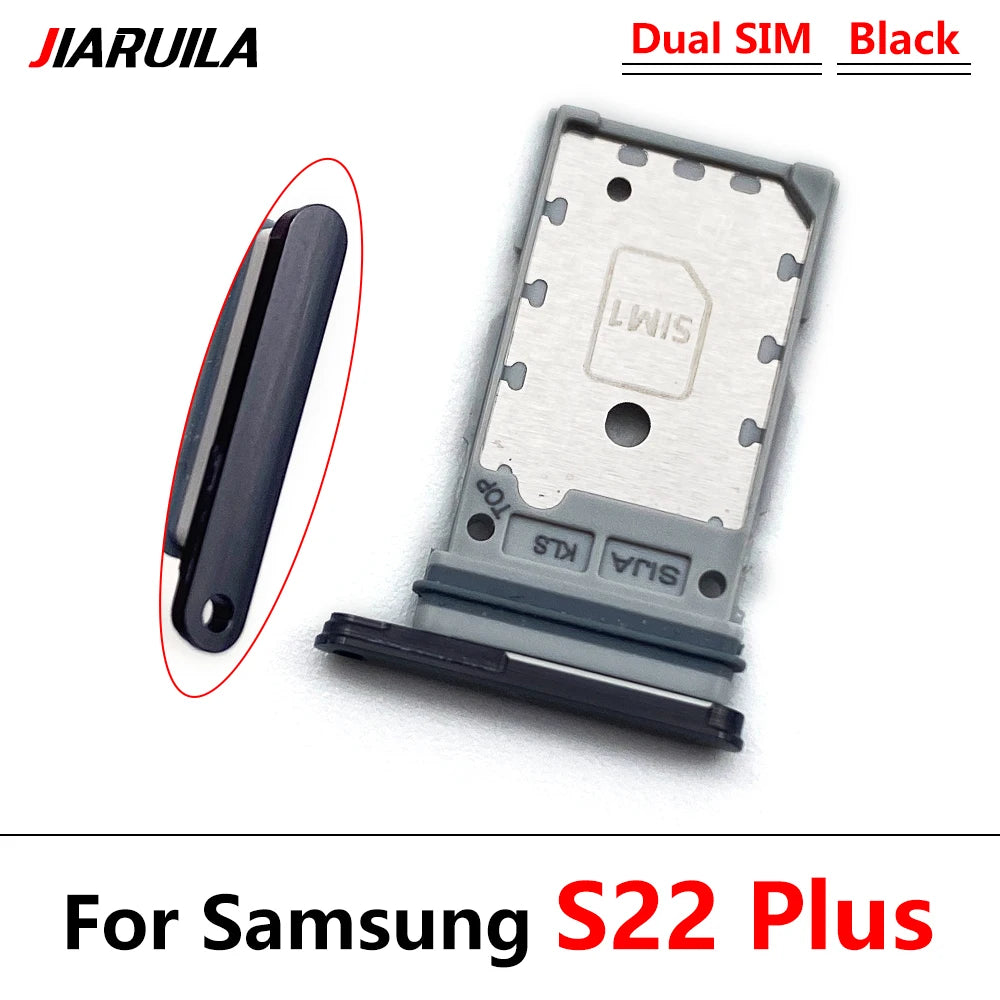 Bandeja Porta SIM/SD Card para Samsung S22 / S22 Plus / S22 Ultra - Repuesto Adaptador + Pin