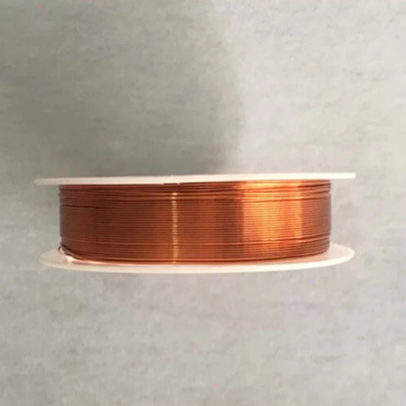 Alambre Cobre Esmaltado (0.06mm - 1.2mm) para Bobinado / Imán (1-3 Rollos)