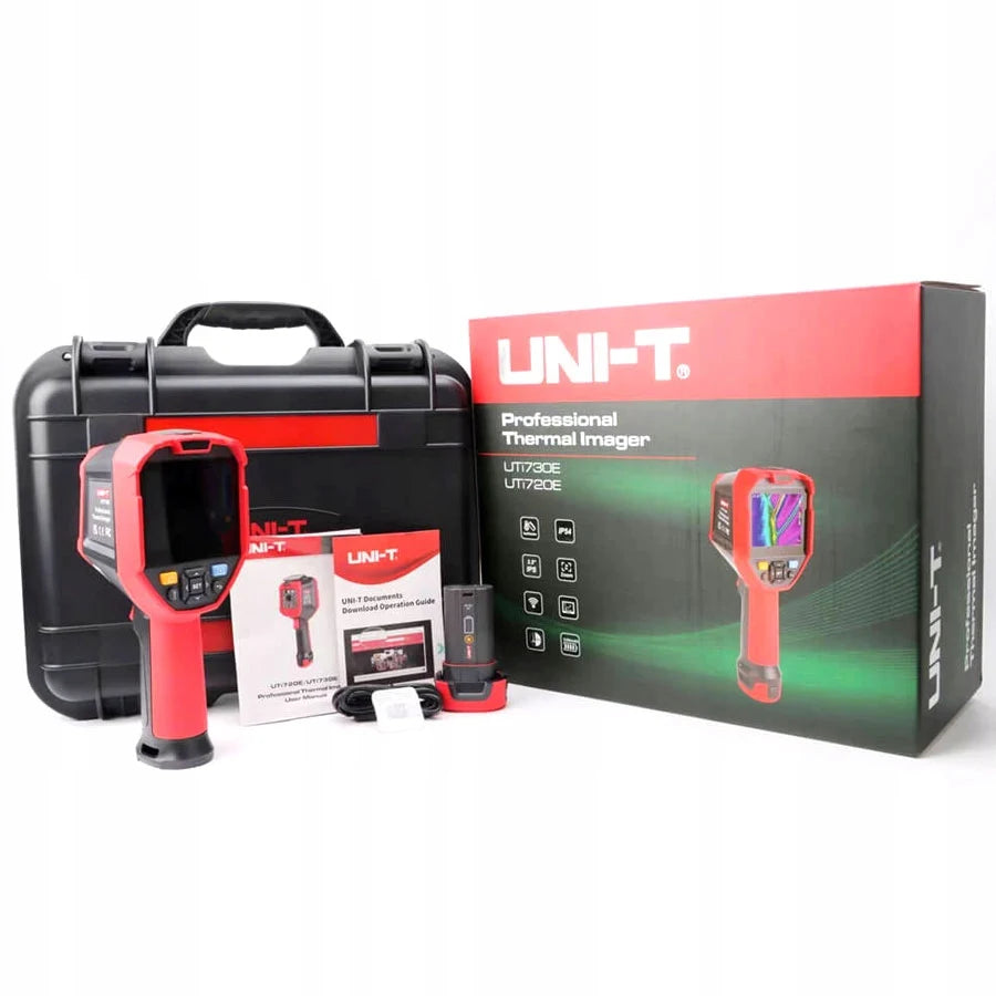 Termógrafo Infrarrojo Profesional Mejorado UNI-T UTi720E - Cámara Térmica Testeo Industrial/Circuitos PCB/Calefacción Suelo
