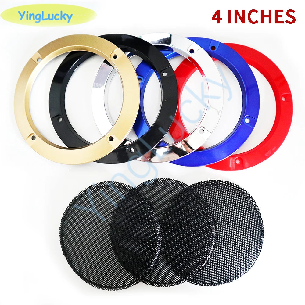 Rejilla Metálica Malla para Altavoz 4 Pulgadas (110mm) Accesorios Gabinete Arcade (1 Unidad)