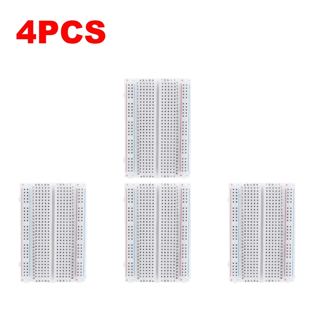 1-10pcs 400 Tie Points Solderless PCB Breadboard Mini Universal Test Protoboard DIY Bread Board for Bus Test Circuit Board