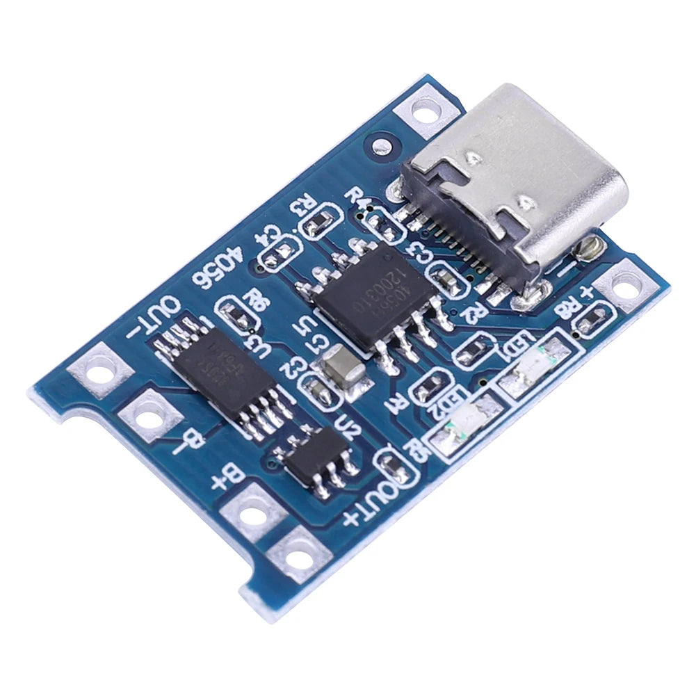 1-10pcs Type-c Micro / TYPE C 5V 1A 18650 TP4056 Lithium Battery Charger Module Charging Board With Protection Dual Functions 1A