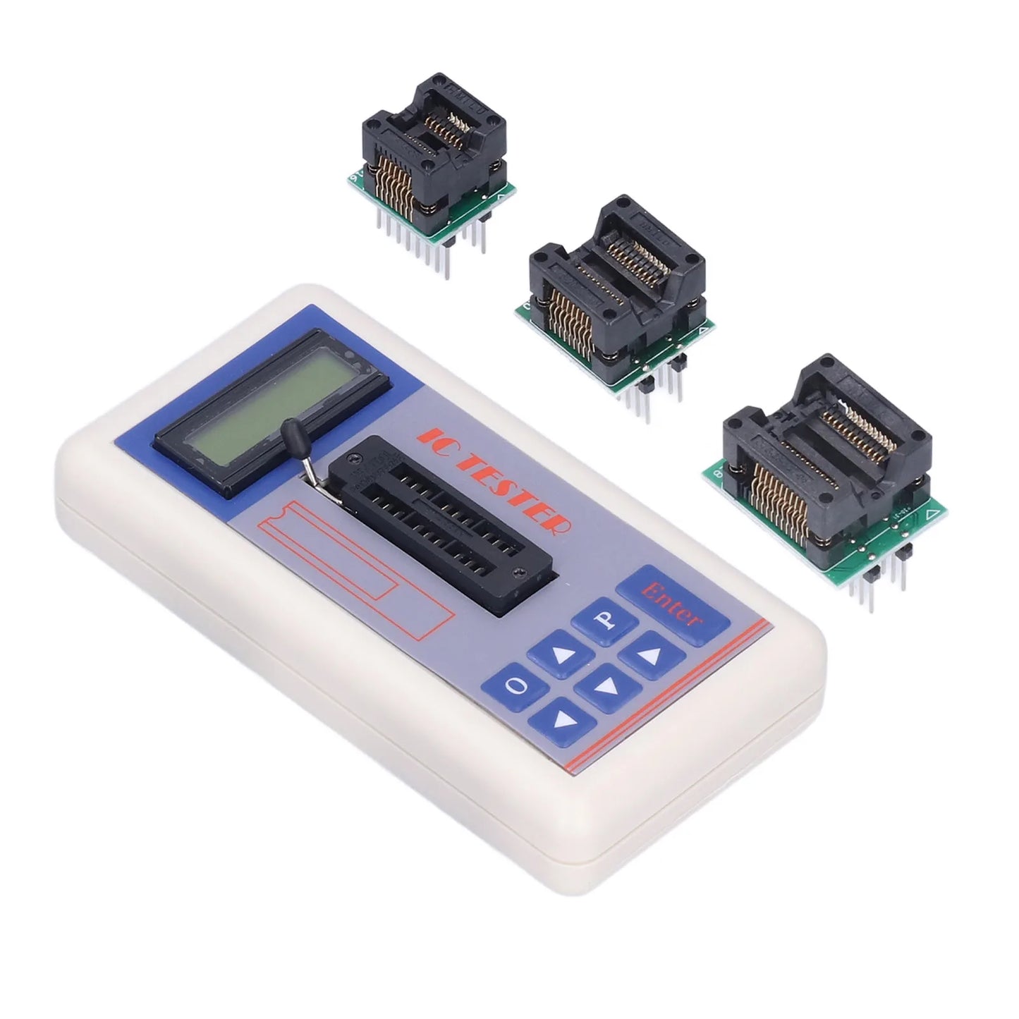 Tester Circuitos Integrados (IC) TSH-06F - Medidor Transistores (Modos 5V/3.3V/Auto)