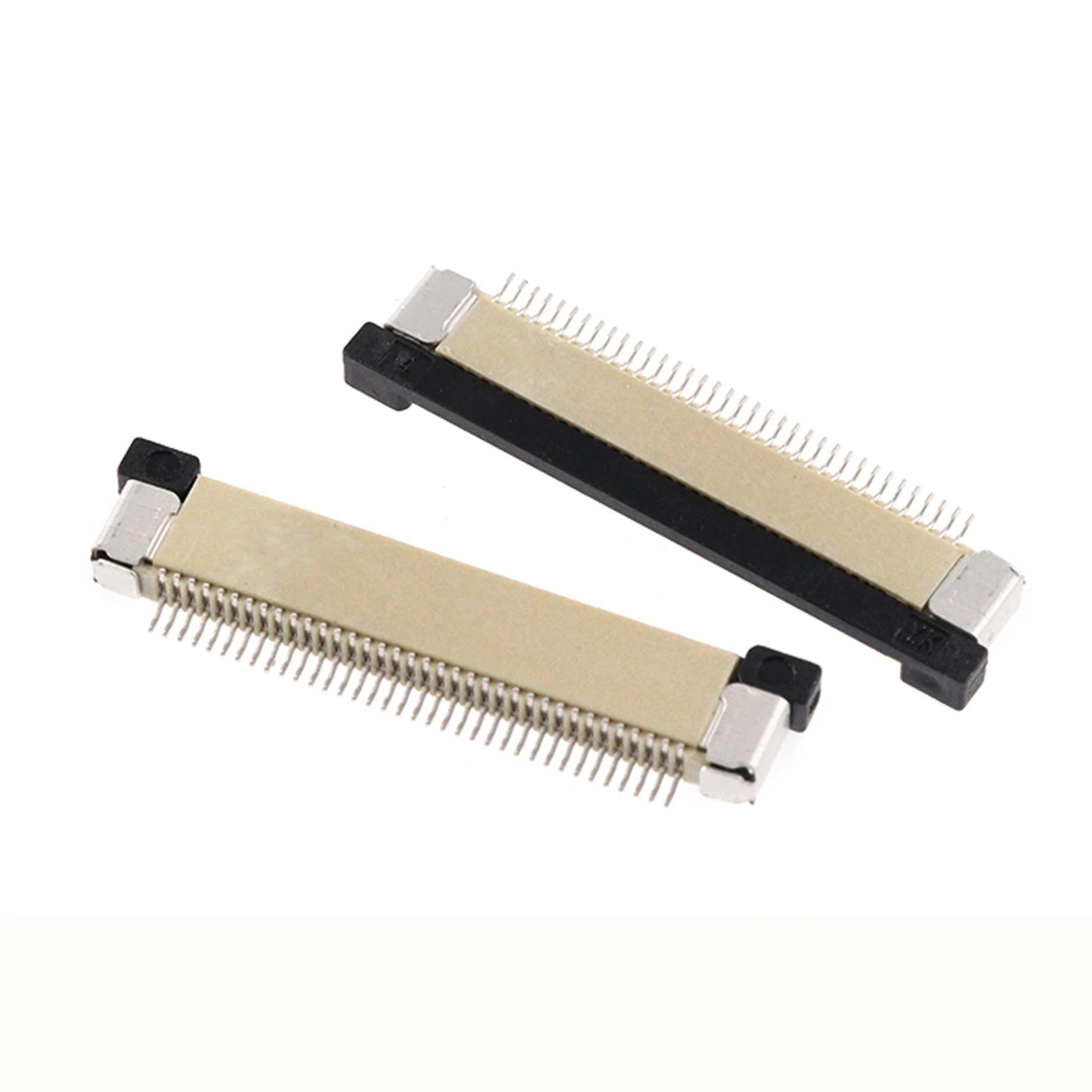 10pcs 0.5mm Pitch FPC Flat Flexible Cable FFC Connector 4P 5 6 8 9 10 12 14 16 20 22 24 30 32 34 40 45 50 60 Pin Top Contact SMT