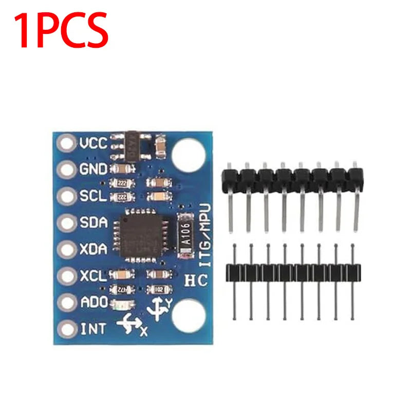 Módulo Sensor Giroscopio Analógico 3 Ejes + Acelerómetro GY-521 (MPU-6050) para Arduino DIY Kit