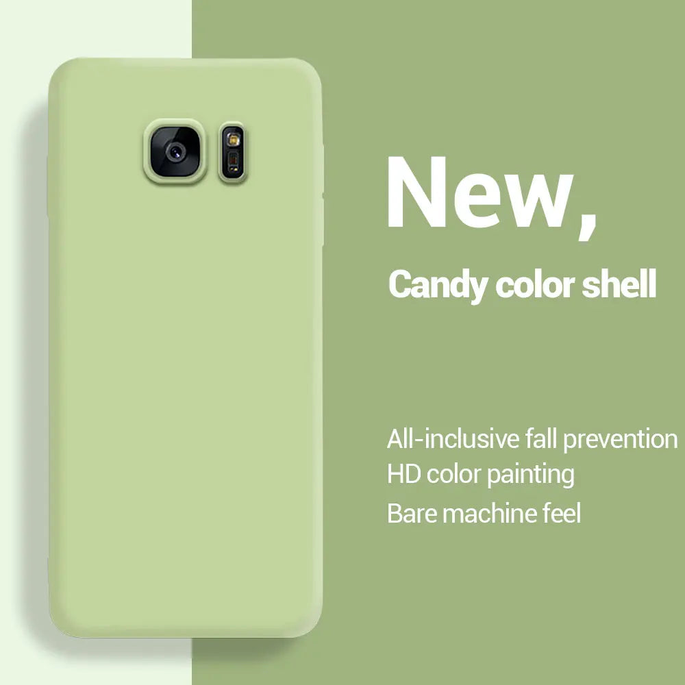 Funda Carcasa Silicona Mate para Samsung Galaxy S7 / S7 Edge (Coque)