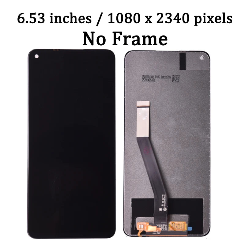 6.53" For Xiaomi Redmi Note 9 LCD Display M2003J15SC Touch Screen For Redmi 10X 4G LCD M2003J15SG Display