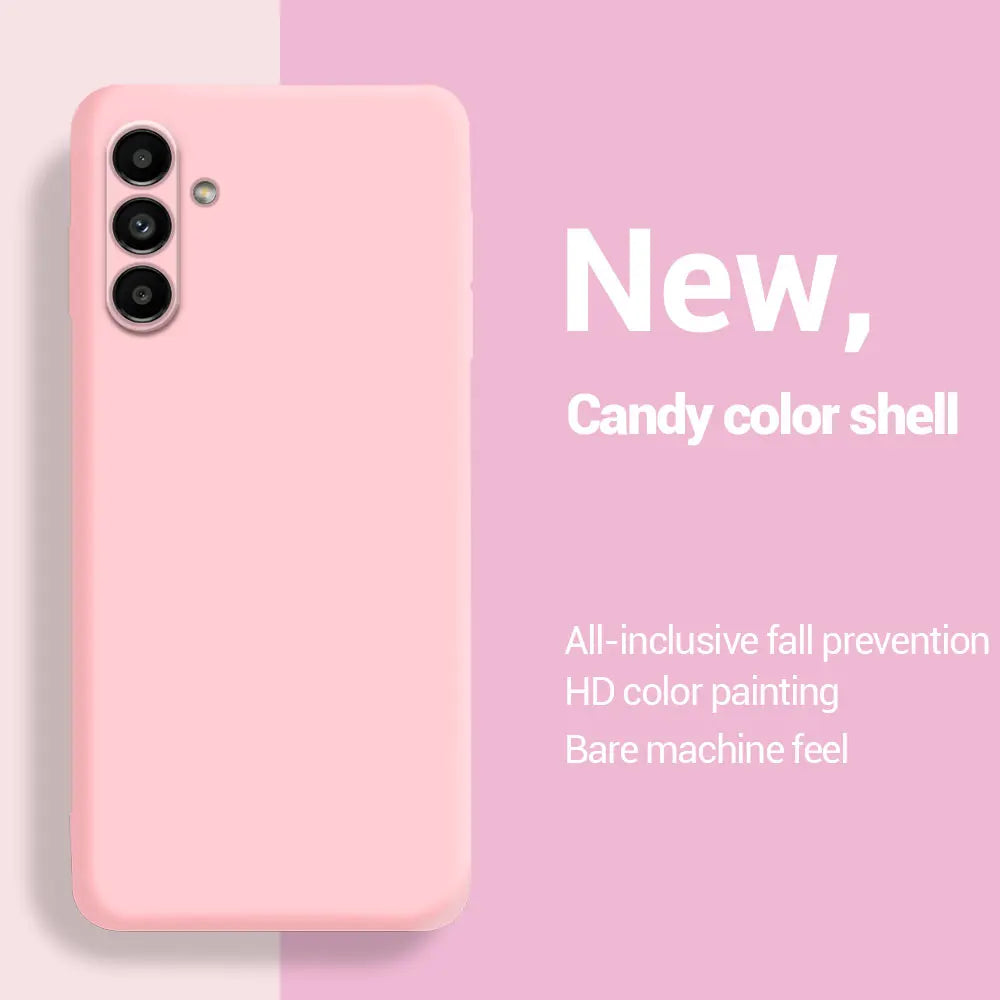 Funda Silicona Líquida Original Antichoque para Samsung Galaxy A05/A05S/A15/A25/A35/A55 (4G/5G)