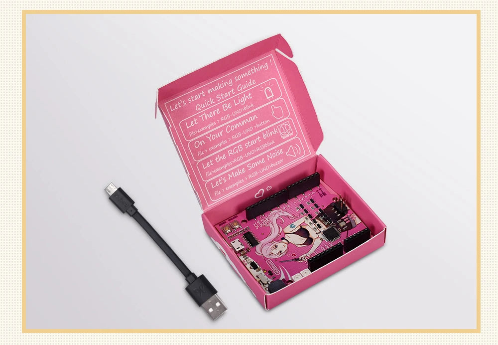 Placa Desarrollo RGBDuino UNO V1.2 Jenny (ATmega328P, CH340C) Mejora vs Arduino UNO R3 para Raspberry Pi 4/3B