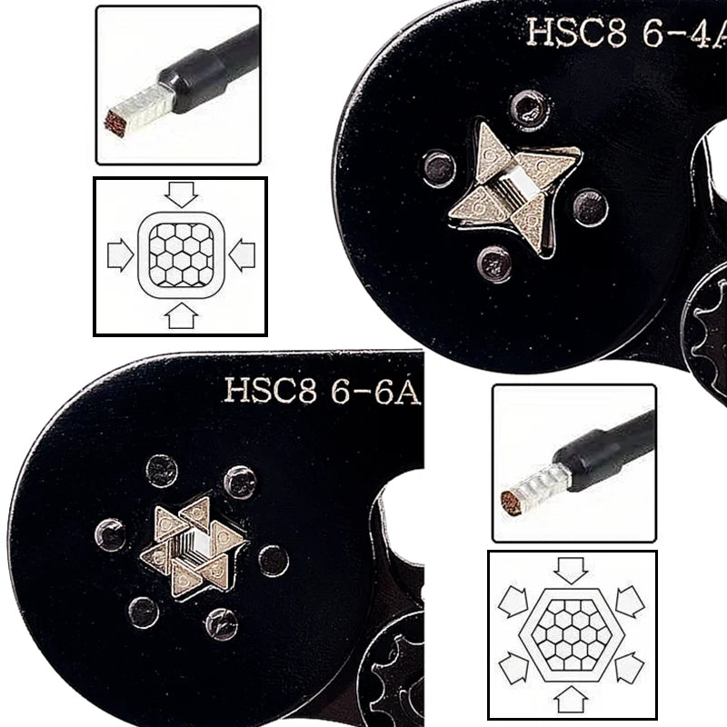 Set Terminales Tubulares Aislados VE Crimp (400-2120 Piezas/Caja) Conector Extremo Cable Eléctrico
