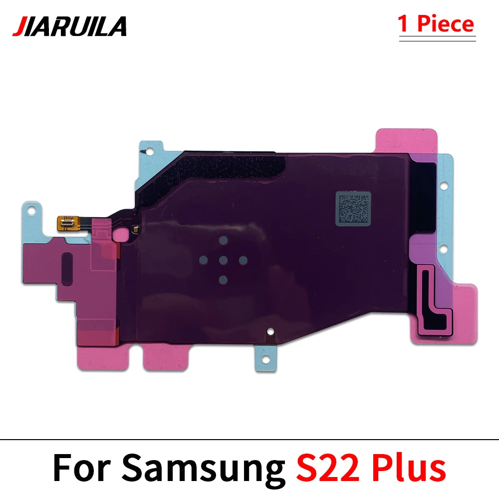 Bobina Receptora Carga Inalámbrica con Módulo NFC/Compás y Flex para Samsung S20-S23 FE/Plus/Ultra (Repuesto)