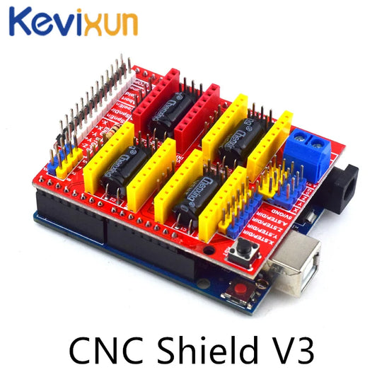 Placa Expansión CNC Shield V4/V3 para Máquina Grabado/Impresora 3D (Driver A4988) Arduino DIY Kit