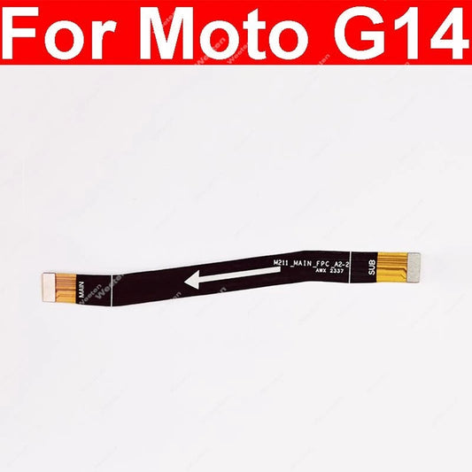 Mainboard LCD Flex Ribbon For Motorola MOTO G14 G54 G84 G85 XT2427-3 PAYF0010IN XT2343-1 Motherboard Flex Cable LCD Flex Parts