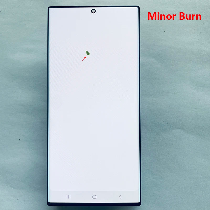 Pantalla 6.8" Super AMOLED con Marco y Digitalizador Táctil para Samsung S22 Ultra (S22U/S908B/S908U) (Con Defecto Estético)