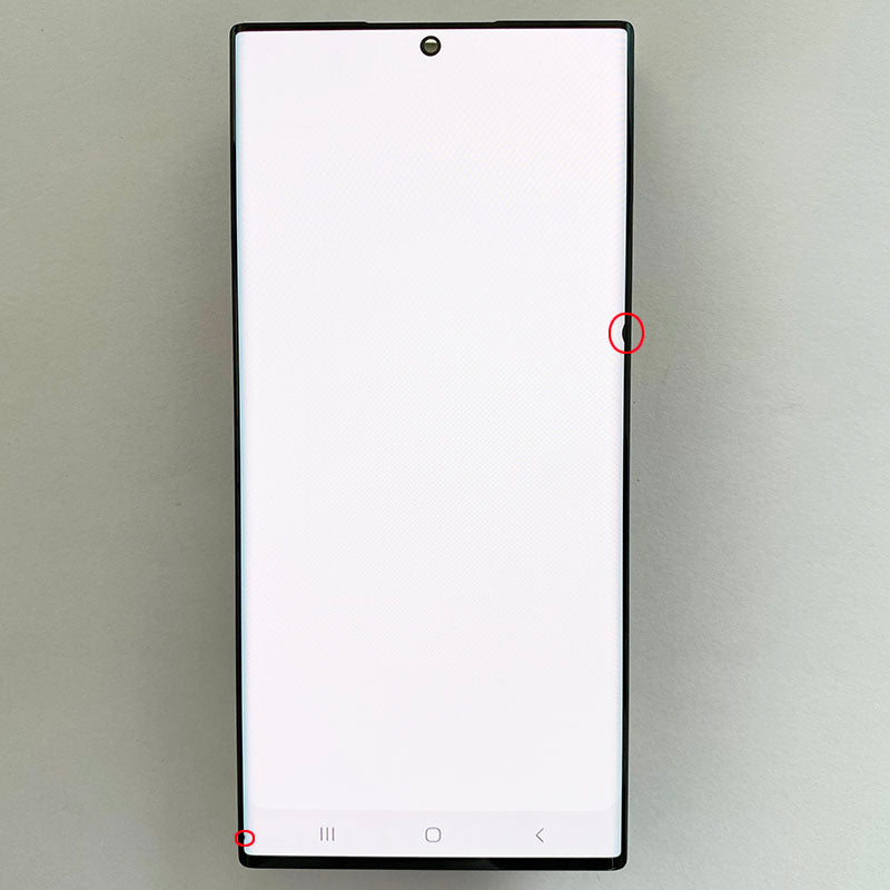 Pantalla 6.8" Super AMOLED con Marco y Digitalizador Táctil para Samsung S22 Ultra (S22U/S908B/S908U) (Con Defecto Estético)